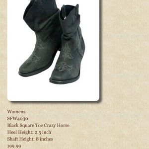 EUC SFW4930 Leather boots